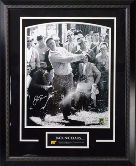 Jack Nicklaus Signed 16x20 Photo Framed